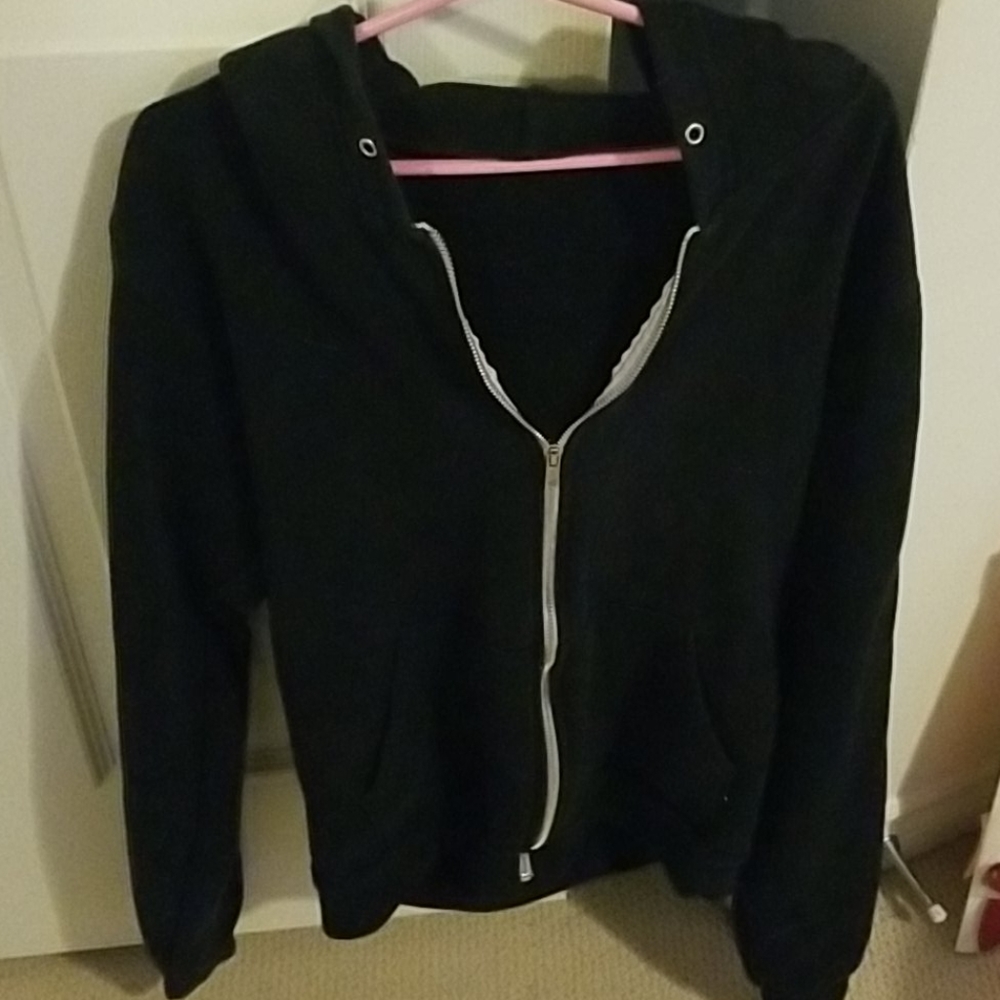 American Apparel fleece zip hoodie